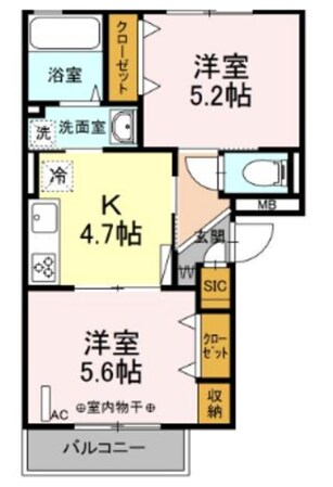 アンバサルの物件間取画像